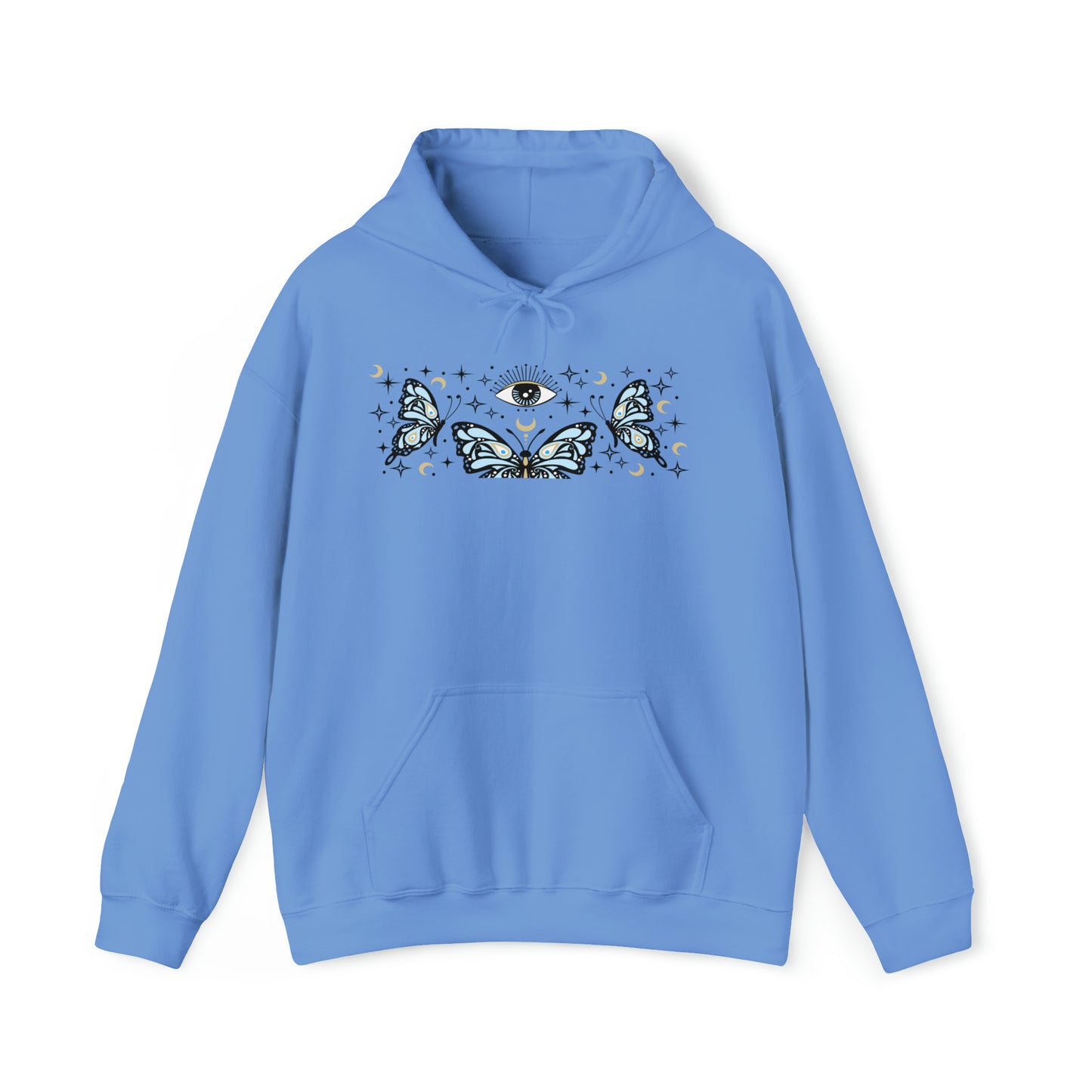 Butterflies and The Evil Eye Hoodie (Blue)