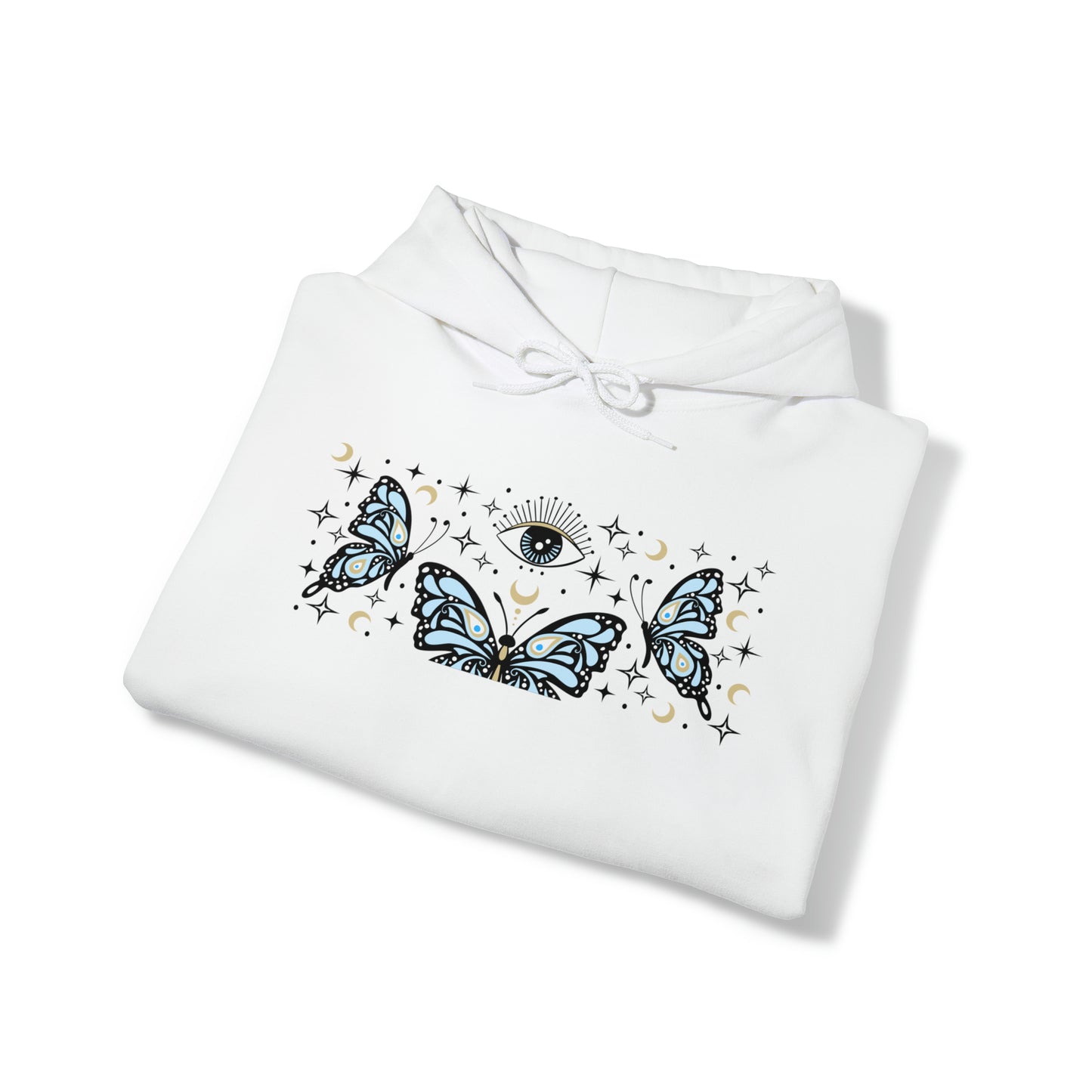 Butterflies and The Evil Eye Hoodie (Blue)