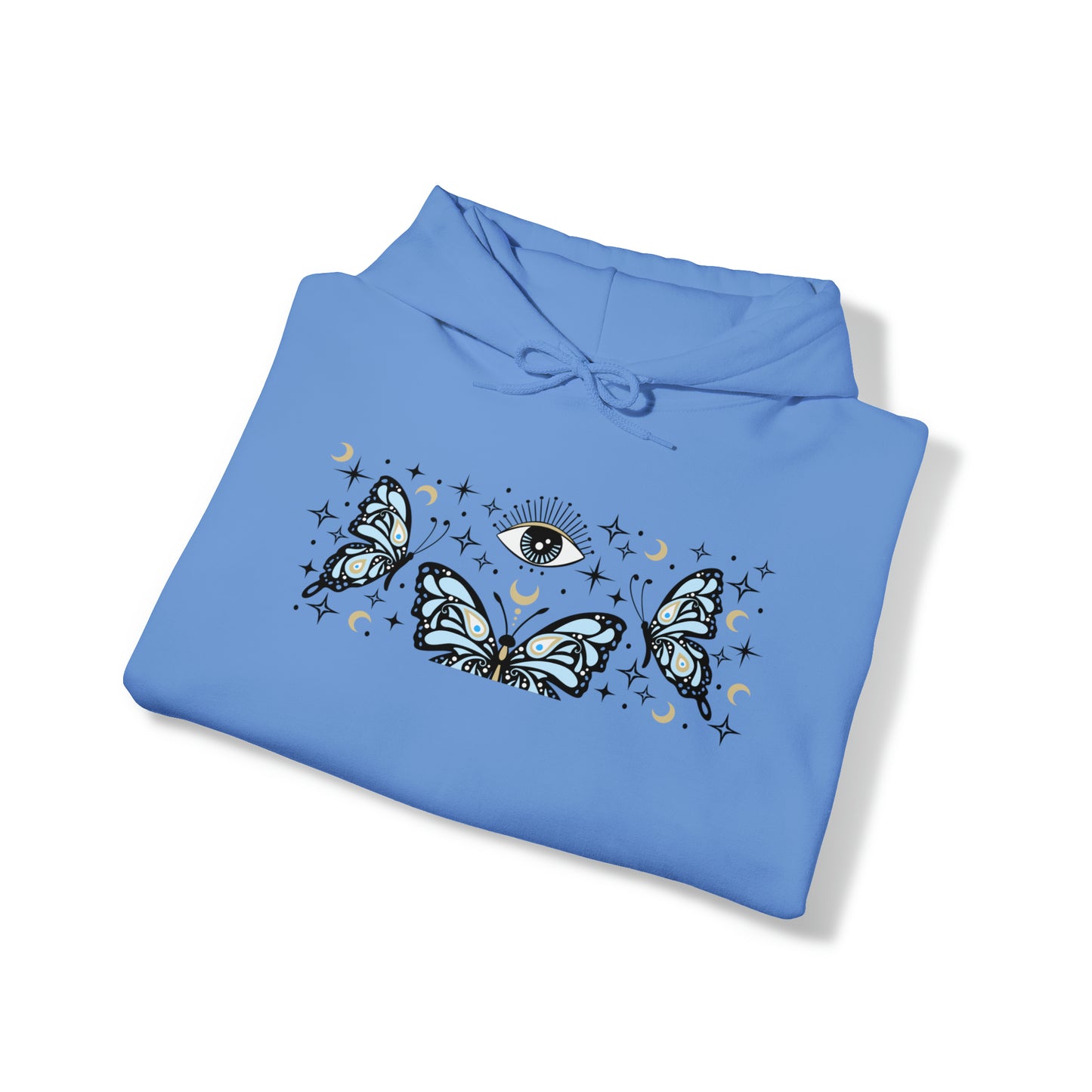Butterflies and The Evil Eye Hoodie (Blue)