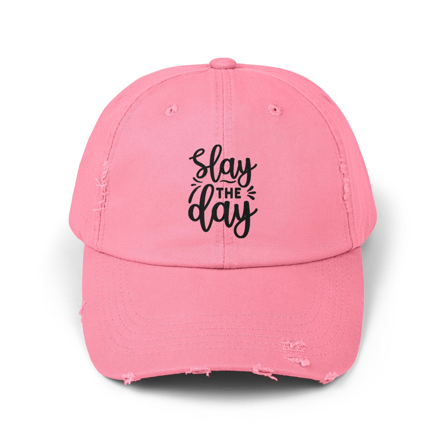 Slay the Day Distressed Cap