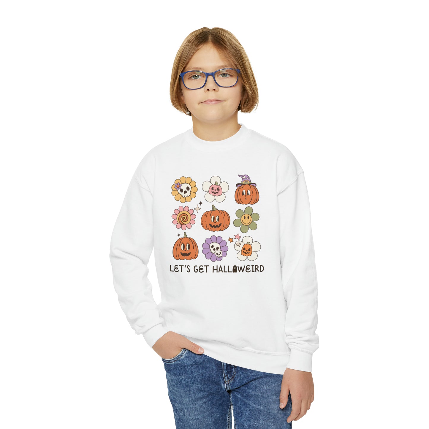 Youth Halloweird Crewneck Sweatshirt