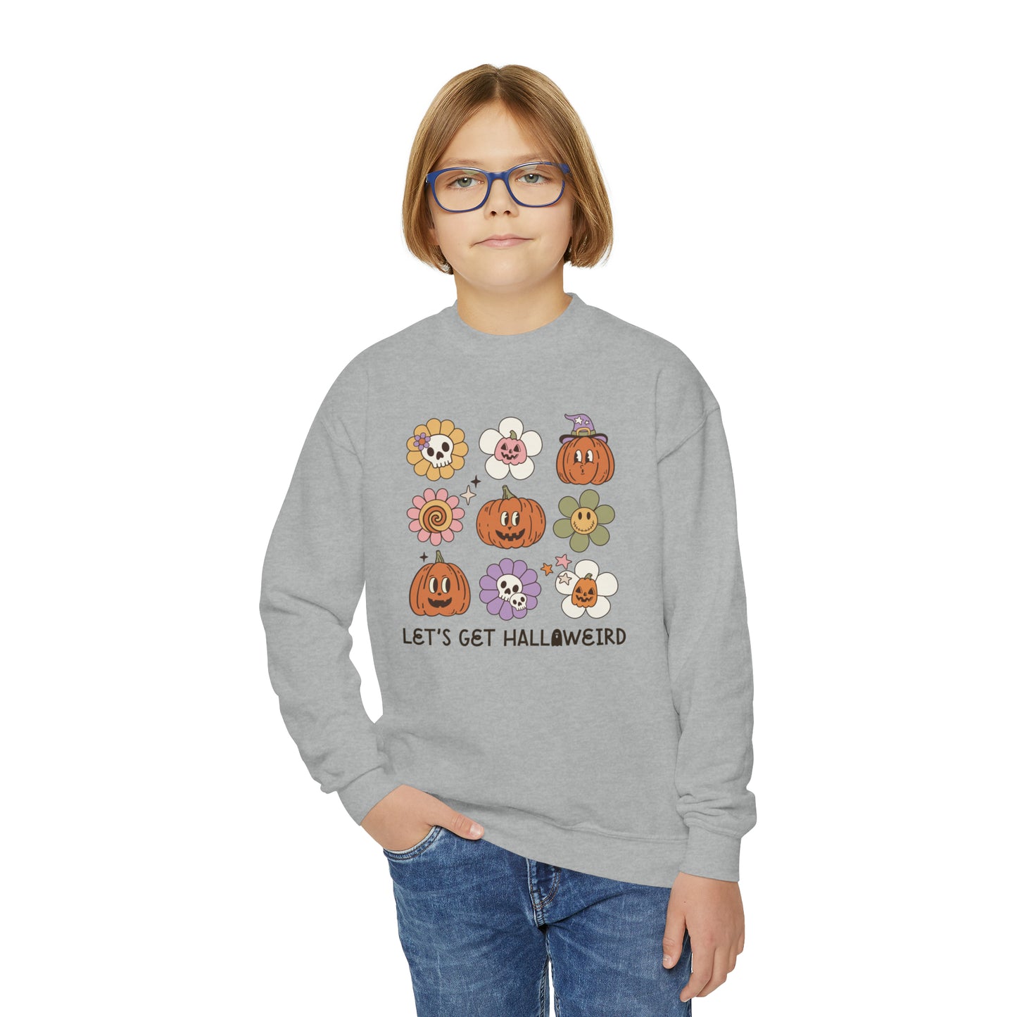Youth Halloweird Crewneck Sweatshirt